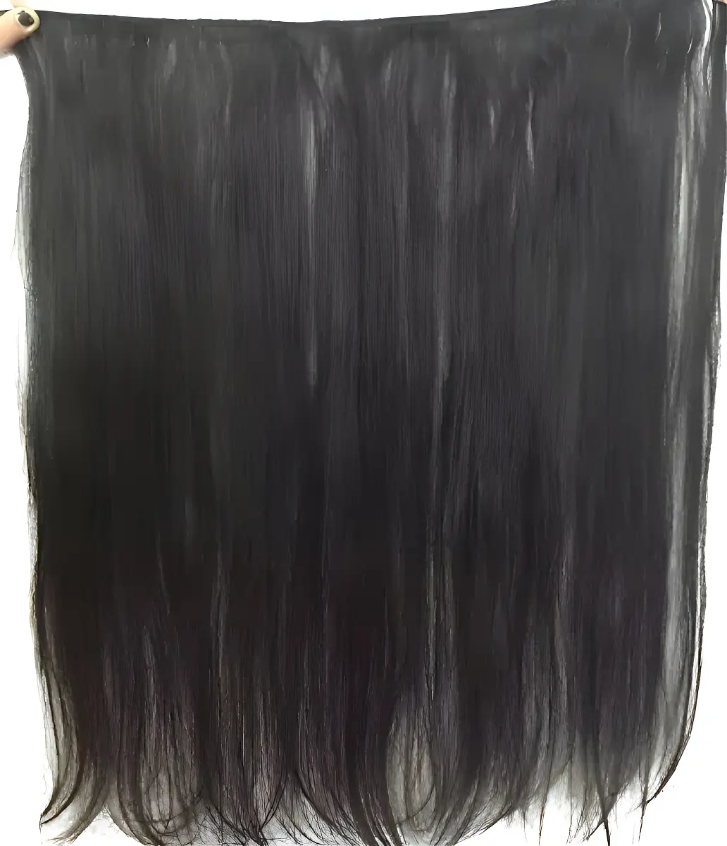Aplique Cabelo Humano 70cm Entrelace Tela Mega Hair Castanho