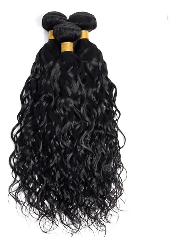 Cabelo Humano Natural Mega Hair Cacheado Na Tela 65cm - 50g