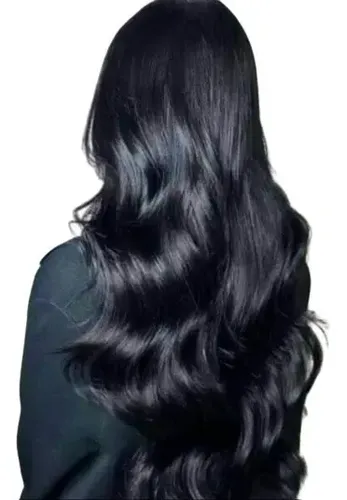 Cabelo Bio Humano Fio Invisível Loiro Ombre Hair Mechas 65cm