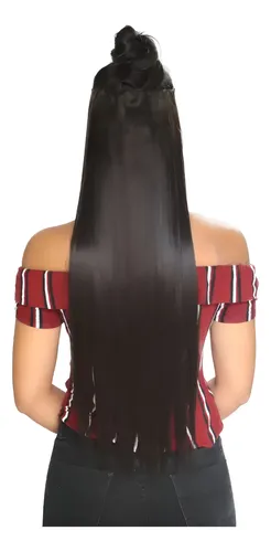 Cabelo Aplique Tic Tac Identico Ao Humano -fibra Orgânica-