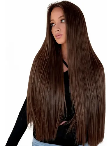 Cabelo Humano Vietnamita Liso 75cm Natural Mega Hair 50g