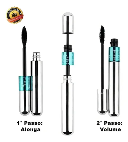 Rímel Tango 4D Preto Máscara Cílios Prova D'água 17g
