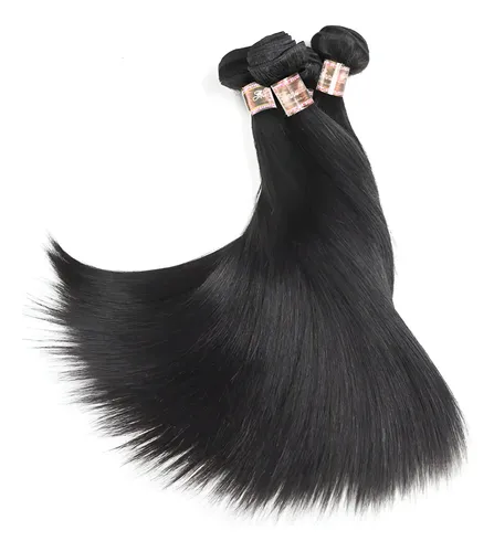 Cabelo Humano Natural Mega Hair Liso Na Tela 30cm - 50g