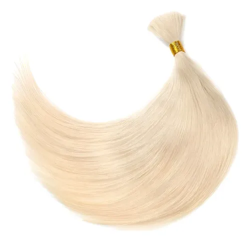 Cabelo Humano Mega Hair Loiro Claro 50/55cm 50g