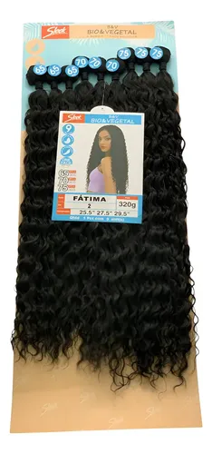 Cabelo Bio Vegetal Rebecca Sleek Fátima Macio Adere Creme Cor Castanho Escuro Cor 02