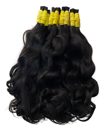Cabelo Humano Para Mega Hair ,leve Ondas 40 Cm 50 Gramas!