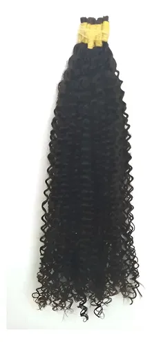 Cabelo Humano Cacheado A Vapor P/mega Hair 70 A 75cm 50 Gr