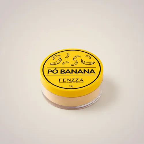 Pó Banana Solto Facial Fixador E Finalizador Fenzza