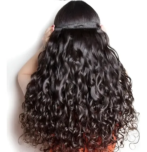 Cabelo Humano Cacheado Mega Hair 60cm 50gr Natural Na Tela