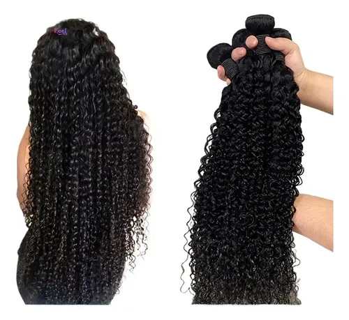 # Pacotes De Cabelo Humano Cacheado Brasileiro Jerry +