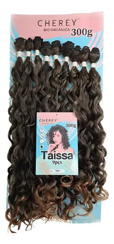 Cabelo Bio Orgânico Cacheado Cherey Taissa Aspecto Natural Cor 1b/27