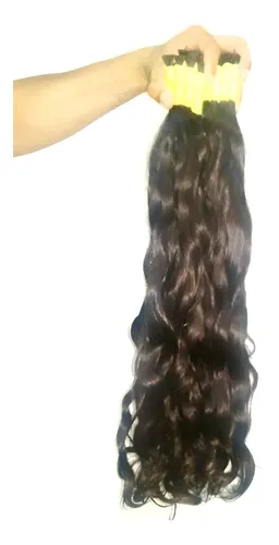 Cabelo Humano Natural 50 A 55cm 100 Gramas ( Cabelo Virgem )