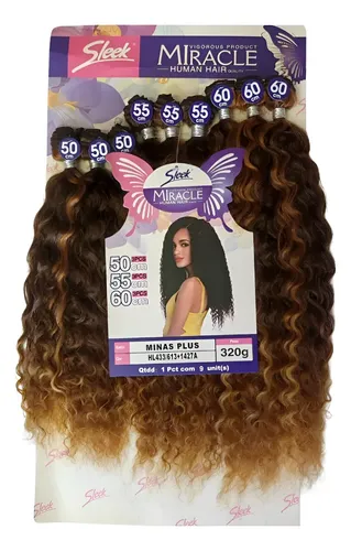 Cabelo Orgânico Minas Plus - Sleek - 320g E 60cm