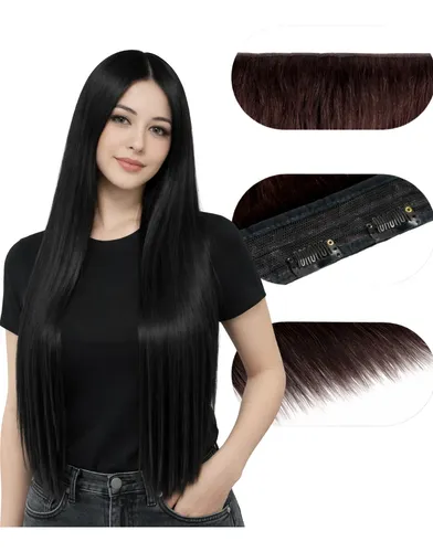 Cabelo Alongamento Tic Tac Importado Liso Idêntico Ao Humano