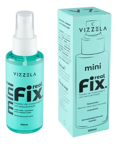 Mini Fixador Bruma Maquiagem Real Fix Spray Alta Duração