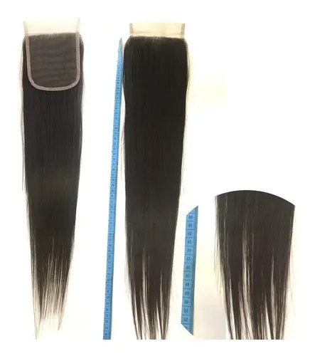 Top Lace Closure Cabelo Orgânico Liso 50cm 10x10cm Promoção