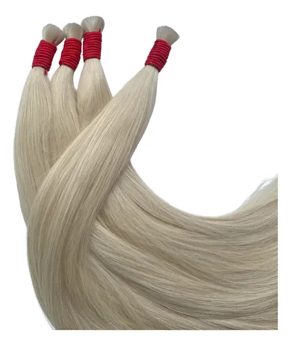 Cabelo Humano Vietnamita Loiro 55cm 50g Mega Hair