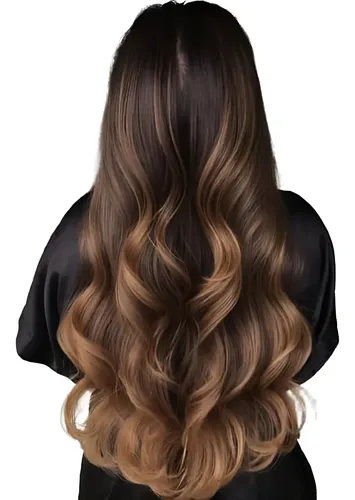 Aplique Tic Tac Ondulado Bio Orgânico Ombre Hair 65cm 150gr