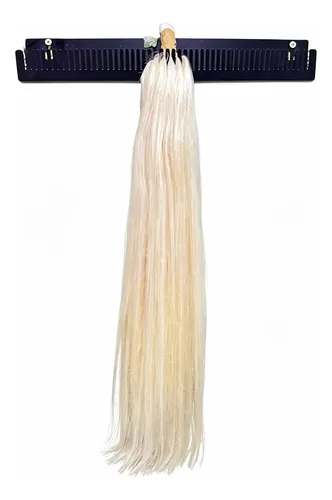 Aplique Cabelo Humano Loiro Brasileiro 60cm 100g Ponta Cheia