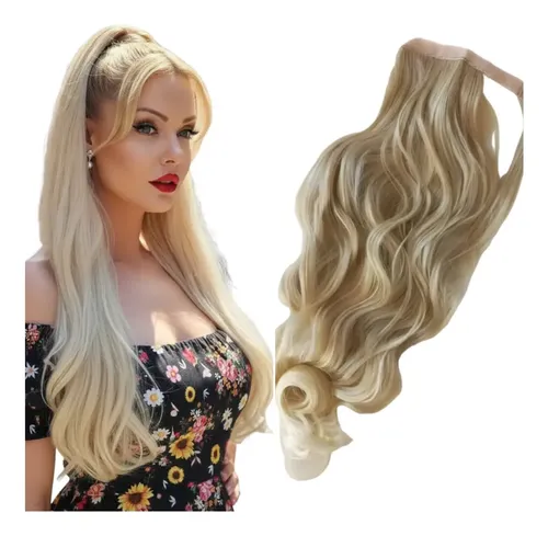 Aplique De Cabelo Identico Humano Bio Fibra Organico - Rabo