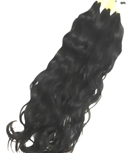 Cabelo Humano Indiano Liso Ondulado De 80cm Com 50 Gramas.