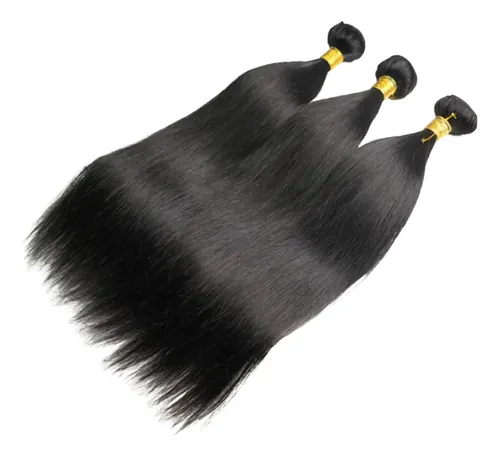 Cabelo Humano Natural Mega Hair Liso Na Tela 40cm - 50g