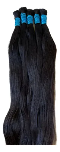 Cabelo Natural 100% Humano 70cm 200 Gramas Ponta Cheia Solto