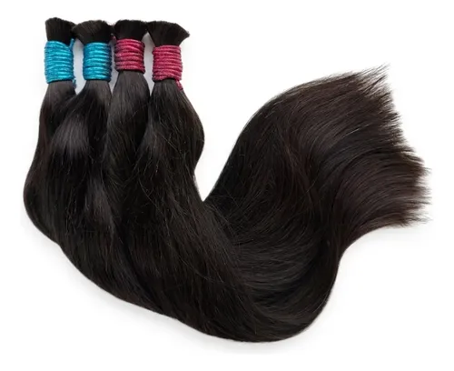 Cabelo Humano Indiano Castanho 65cm - 25 Gramas