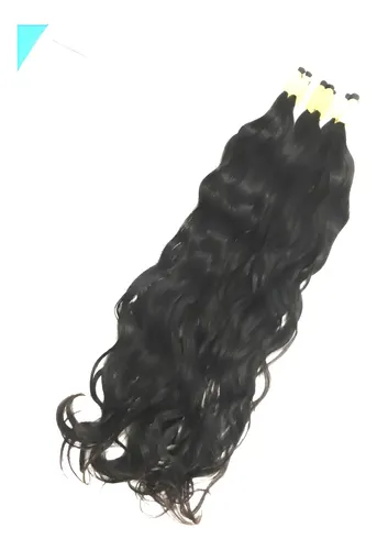 Cabelo Humano 100% Natural De 55cm 50 Gramas Liso Ondulado.