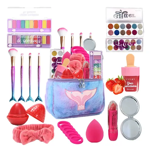Kit Maquiagem Maleta Teen Completa Qualidade Premium