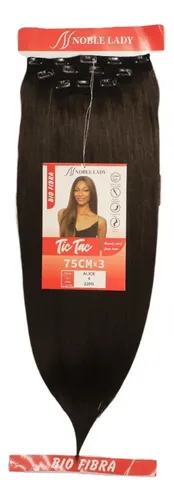 Kit Aplique Tic Tac 3telas Liso Natural Bio Fibra Alice 220g Cor Castanho Medio Cor 4