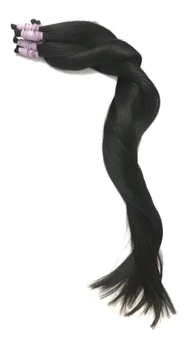 Mega Hair Cabelo Humano Natural 70 A 75 Cm 250 G Cor Marrom