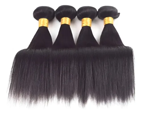 Cabelo Humano Natural Mega Hair Liso Na Tela 65cm - 200g