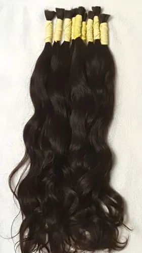 Cabelo Humano 100% Natural/mega Hair De 60cm 50 Gramas Cor Castanho