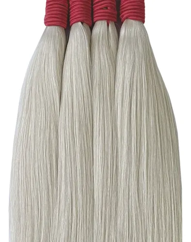 Cabelo Humano Natural Vietnã Loiro Liso 55cm Com 50 Gramas