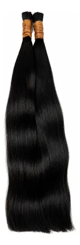 Cabelo Humano Vietnamita Liso 75cm Natural Mega Hair 100g