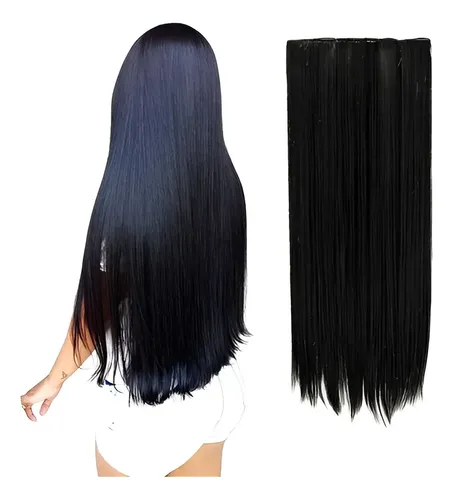 Cabelo Aplique Tic Tac 100% Orgânico 70cm - Identico Humano