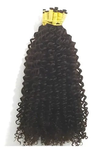 Cabelo Humano Natural Cacheado A Vapor Cacho Nº2, 65cm 50 Gr
