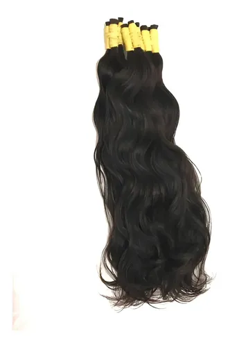 Cabelos Humano Leves Ondas De 60cm 150 Gramas. Cor Castanho