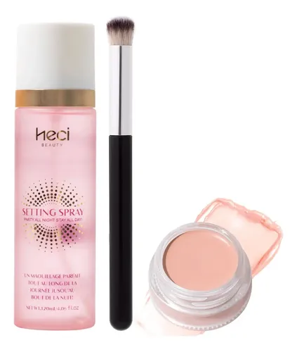 An Conjunto De Spray Fixador E Corretivo Heci Com Pincel