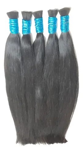 Cabelo Humano Liso Natural 65cm - 150 Gramas Envio Imediato