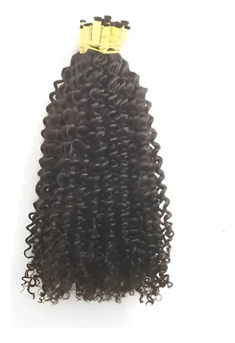 Cabelo Humano Com Cachos Permanente A Vapor De 40 Cm 100 Gr.