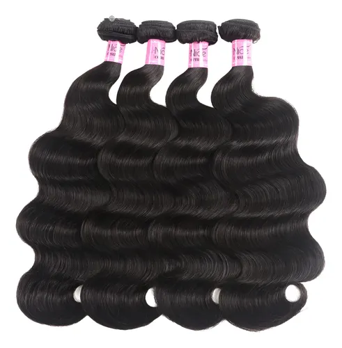 Cabelo Humano Natural Mega Hair Ondulado Na Tela 50cm - 50g