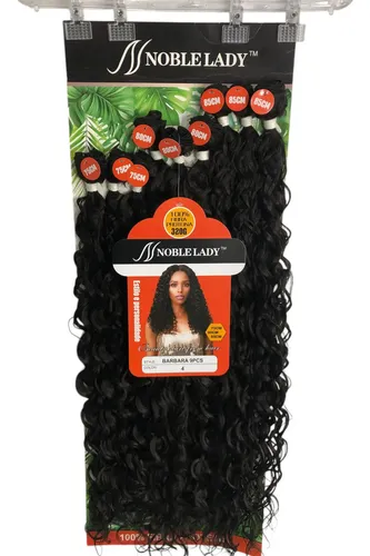 Aplique De Cabelo Bio Orgânico Barbara Noble Lady 80cm 320g