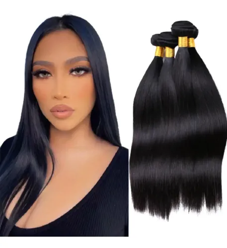 Cabelo Humano Natural Mega Hair Liso Na Tela 65cm - 50g