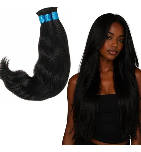 Cabelo Natural 100% Humano 70cm 200 Gramas Ponta Cheia Solto