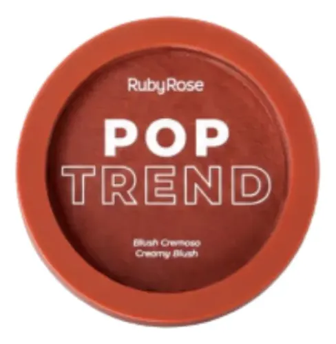 Blush Cremoso Ruby Rose Pop Trend Textura Macia Aveludado